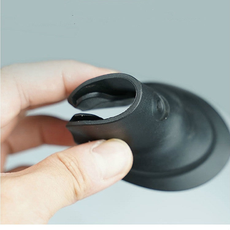 1 Pair For Xiaomi Mijia M365 / M365 Pro Electric Scooter Universal Fishtail Shape Rubber Fender, Size:7.5 x 7cm(Black) - Accessories & Parts by buy2fix | Online Shopping UK | buy2fix
