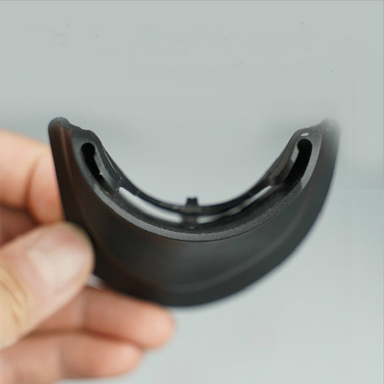 1 Pair For Xiaomi Mijia M365 / M365 Pro Electric Scooter Universal Fishtail Shape Rubber Fender, Size:7.5 x 7cm(Black) - Accessories & Parts by buy2fix | Online Shopping UK | buy2fix