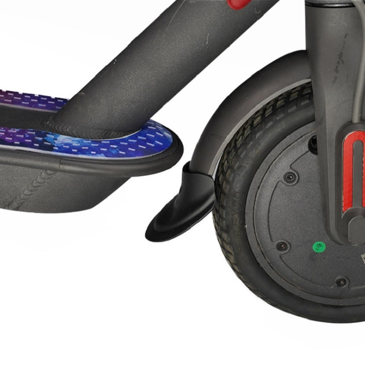 1 Pair For Xiaomi Mijia M365 / M365 Pro Electric Scooter Universal Fishtail Shape Rubber Fender, Size:7.5 x 7cm(Black) - Accessories & Parts by buy2fix | Online Shopping UK | buy2fix