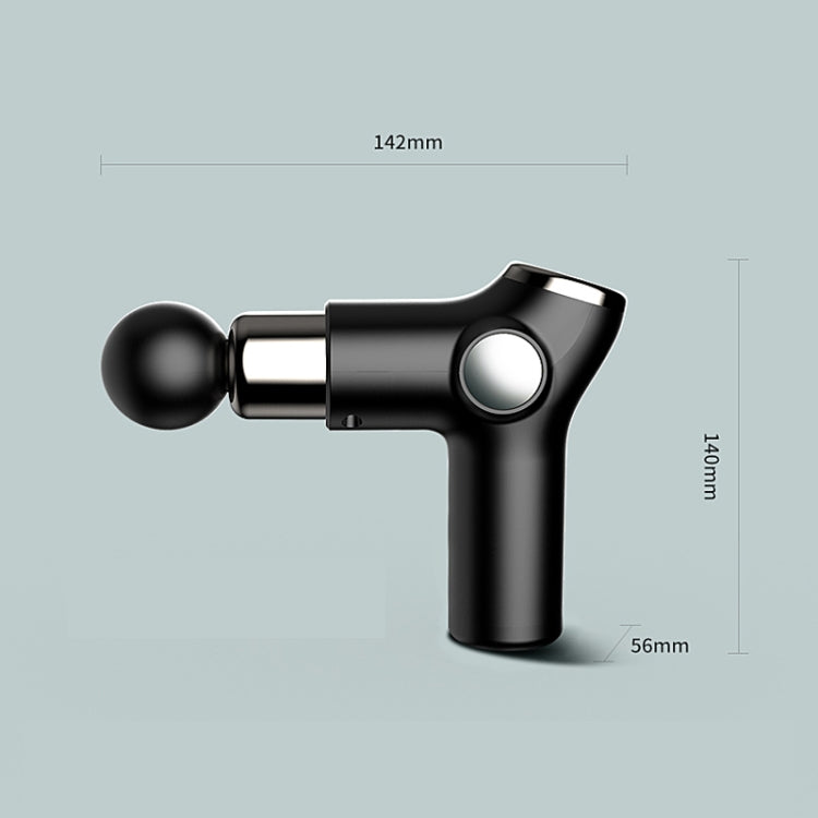 K515 Mini Fascia Gun Fitness Relax Muscle Massage Gun(LCD Version 32 Gears (Red)) - Massage gun & Accessories by buy2fix | Online Shopping UK | buy2fix