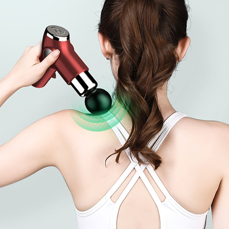 K515 Mini Fascia Gun Fitness Relax Muscle Massage Gun(LCD Version 32 Gears (Green)) - Massage gun & Accessories by buy2fix | Online Shopping UK | buy2fix