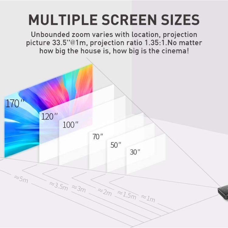 P11 4K HD DLP Mini 3D Projector 4G + 32G Smart Micro Convenient Projector, Style:US Plug(Black) - Mini Projector by buy2fix | Online Shopping UK | buy2fix