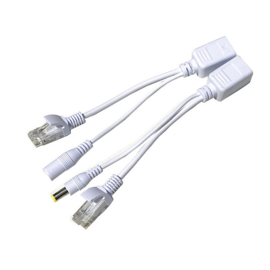 15 PCS POE Split Line Network Camera Power Splitter RJ45 Network Port Power Supply(White) - Cable & Adapter by buy2fix | Online Shopping UK | buy2fix