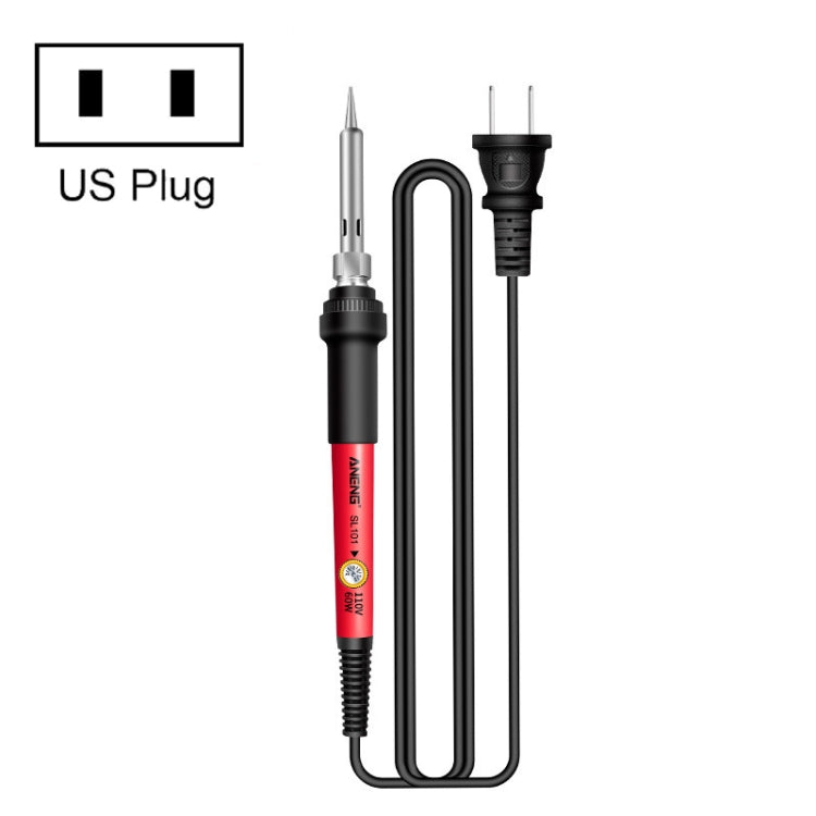 ANENG 60W Adjustable Temperature Electric Soldering Iron Welding Tool, US Plug(SL101) - Electric Soldering Iron by ANENG | Online Shopping UK | buy2fix