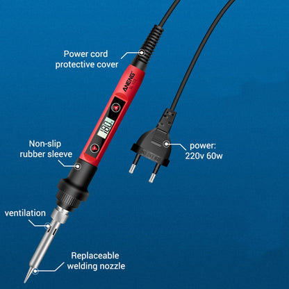 ANENG 60W Adjustable Temperature Electric Soldering Iron Welding Tool, US Plug(SL102) - Electric Soldering Iron by ANENG | Online Shopping UK | buy2fix
