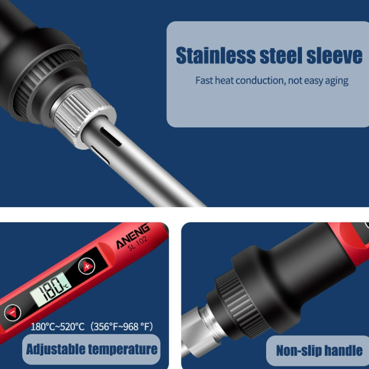 ANENG 60W Adjustable Temperature Electric Soldering Iron Welding Tool, US Plug(SL102) - Electric Soldering Iron by ANENG | Online Shopping UK | buy2fix