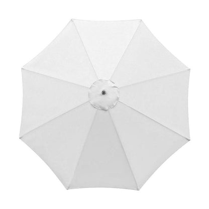 Polyester Parasol Replacement Cloth Round Garden Umbrella Cover, Size: Diameter 3m 8 Ribs(Khaki) - Patio Umbrella by buy2fix | Online Shopping UK | buy2fix
