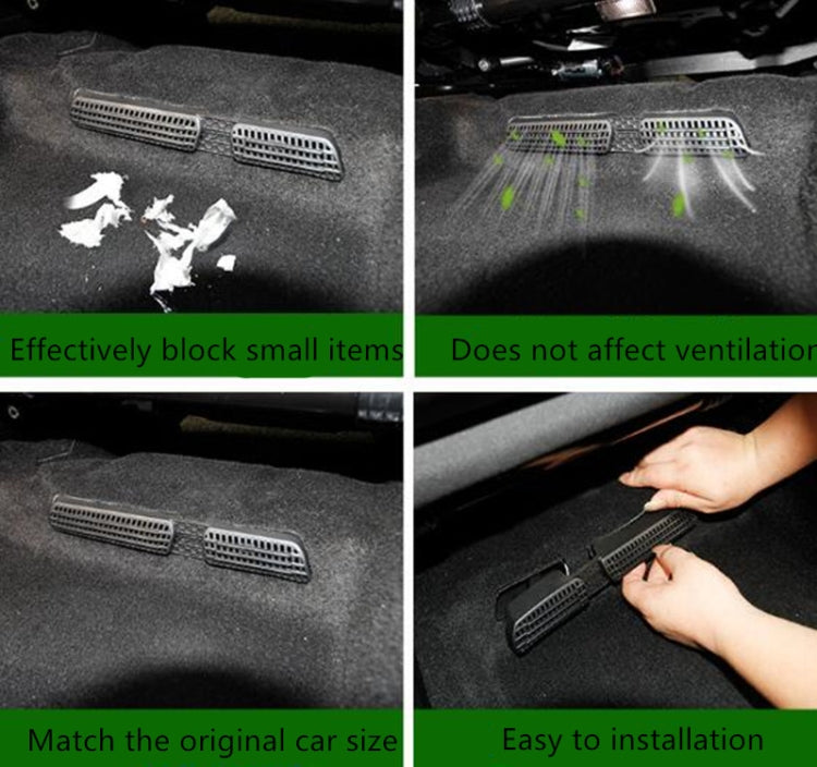 2 PCS Car Air Exhaust Cover Seat Air Outlet Protection Cover for Skoda, Style:Upgraded pair by buy2fix