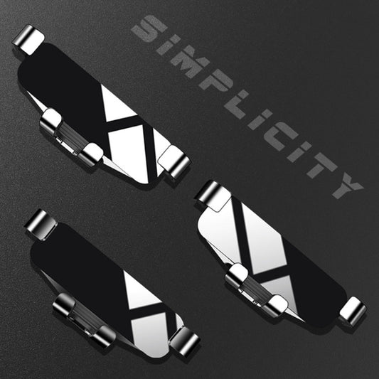 650 Vehicle-mounted Mobile Phone Gravity Bracket Air Outlet Navigation Holder, Color:Paste Black by buy2fix