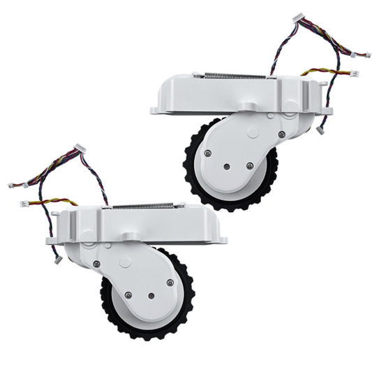 2 PCS Sweep And Mop Machine Walking Wheel For Mijia STYJ02YM / MVVC01-JG(White) - For Xiaomi Accessories by buy2fix | Online Shopping UK | buy2fix