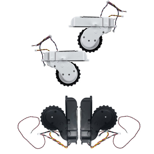 2 PCS Sweep And Mop Machine Walking Wheel For Mijia STYJ02YM / MVVC01-JG(White) - For Xiaomi Accessories by buy2fix | Online Shopping UK | buy2fix