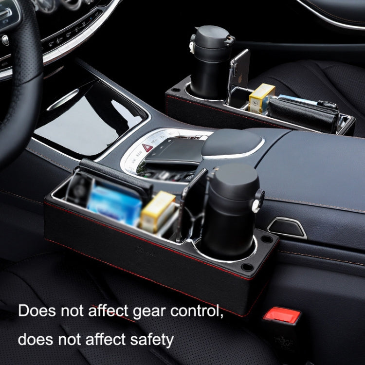 SUSISUN SNH010 Car Seat Gap Storage Box, Style:Co-driver(Apricot) - Stowing Tidying by SUSISUN | Online Shopping UK | buy2fix