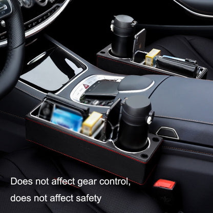 SUSISUN SNH010 Car Seat Gap Storage Box, Style:Co-driver(Apricot) - Stowing Tidying by SUSISUN | Online Shopping UK | buy2fix