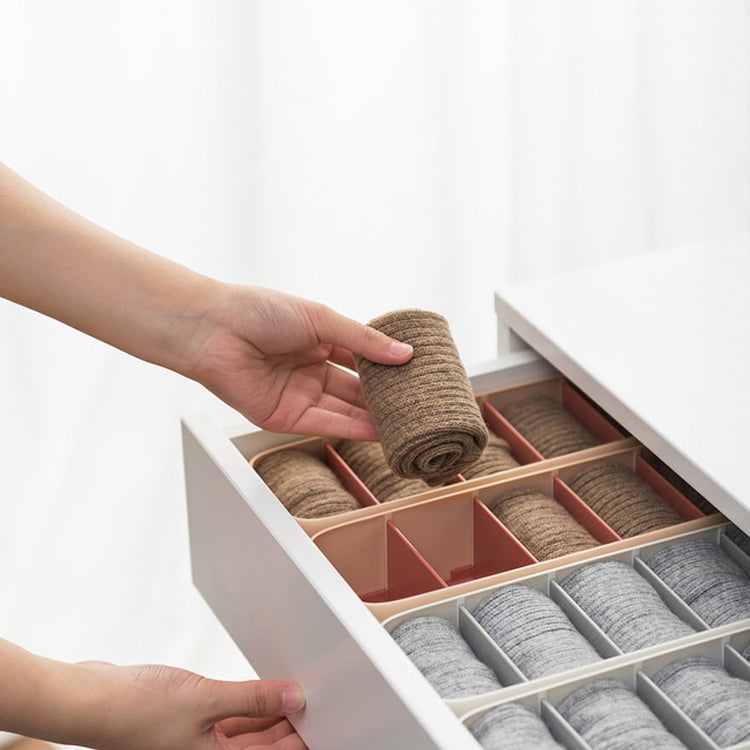 Household Underwear Socks Storage Box Drawer Type Separation and Finishing Box(Dark Blue) - Storage Boxes by buy2fix | Online Shopping UK | buy2fix