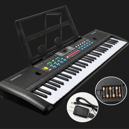 Large 61 Key Childrens Keyboard Musical Instrument Toy, Specification:CN Plug by buy2fix