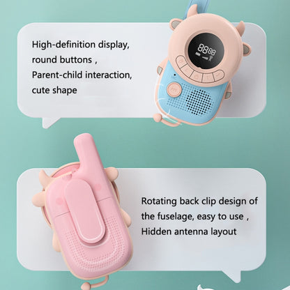 K22 Children Voice Transmission Walkie-Talkie Handheld Wireless Communication Outdoor Parent-Child Interactive Educational Toys, Style: Without Battery(Cat) - Children by buy2fix | Online Shopping UK | buy2fix