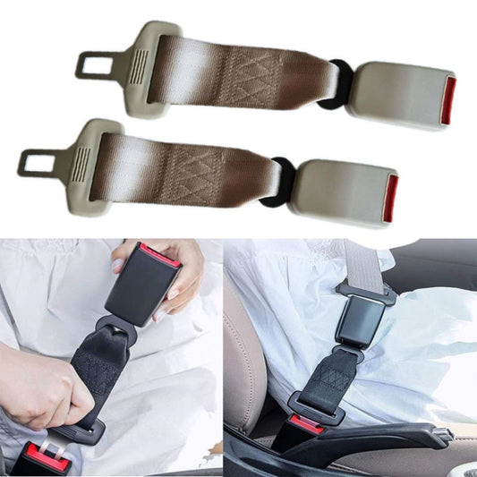 2 PCS Child And Pregnant Woman Car Seat Belt Extender, Length:26cm(Beige) by buy2fix