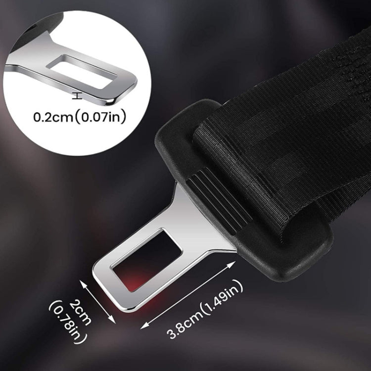 2 PCS Child And Pregnant Woman Car Seat Belt Extender, Length:26cm(Gray) by buy2fix
