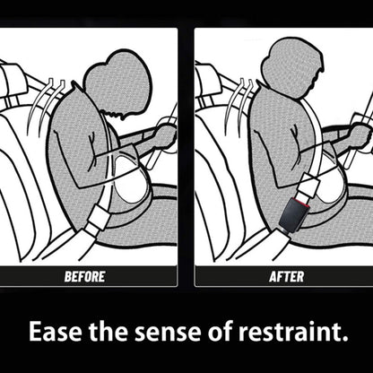 2 PCS Child And Pregnant Woman Car Seat Belt Extender, Length:29cm(Gray) - Seat Belts & Padding by buy2fix | Online Shopping UK | buy2fix