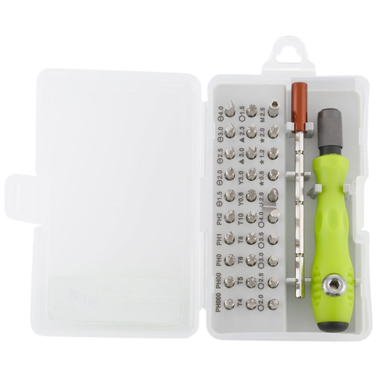 32-in-1 CRV Steel Mobile Phone Disassembly Repair Tool Multi-function Combination Screwdriver Set(Gray Green) - Screwdriver Set by buy2fix | Online Shopping UK | buy2fix