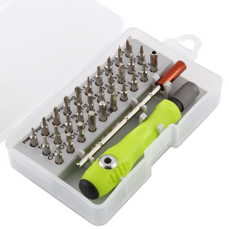 32-in-1 CRV Steel Mobile Phone Disassembly Repair Tool Multi-function Combination Screwdriver Set(Gray Green) - Screwdriver Set by buy2fix | Online Shopping UK | buy2fix