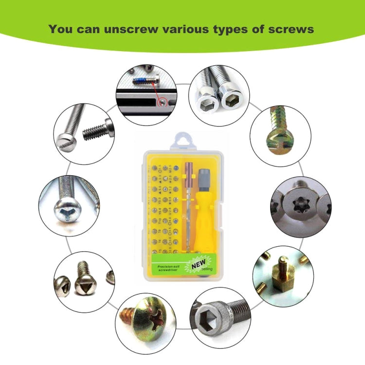 32-in-1 CRV Steel Mobile Phone Disassembly Repair Tool Multi-function Combination Screwdriver Set(Gray Green) - Screwdriver Set by buy2fix | Online Shopping UK | buy2fix