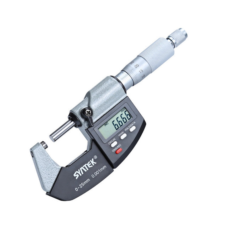 Digital Display Outer Diameter Micrometer 0.001mm High Precision Electronic Spiral Micrometer Thickness Gauge, Model:25-50mm - Coating Thickness Gauge by buy2fix | Online Shopping UK | buy2fix