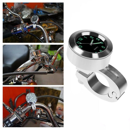 Motorcycle Bike Modified Handlebar Clock Watch(White) - Others by buy2fix | Online Shopping UK | buy2fix