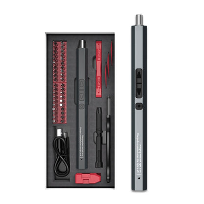 51 In 1 Rechargeable Mini Electric Screwdriver Set With 3LED Lighting(Red) by buy2fix