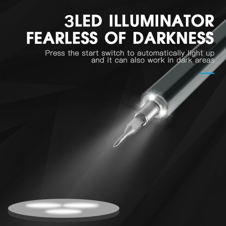 51 In 1 Rechargeable Mini Electric Screwdriver Set With 3LED Lighting(Red) by buy2fix