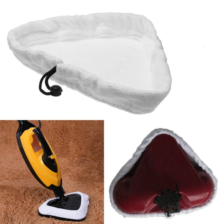 Microfibre Triangle Cloth Cleaning Pad for H20, X5, S302, S001 Steam Floor Mop Steamer Cleaner - Sponges, Cloths & Brushes by buy2fix | Online Shopping UK | buy2fix