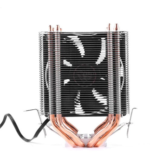 Desktop Computer 6 Copper Tube CPU Radiator Super Quiet Without Light 3-pin Single Fan by buy2fix