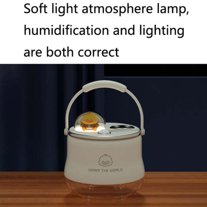 F08 Wired Water Replenishing Double Spray Humidifier LED Night Light Humidifier(White) - Air Purifiers & Accessories by buy2fix | Online Shopping UK | buy2fix