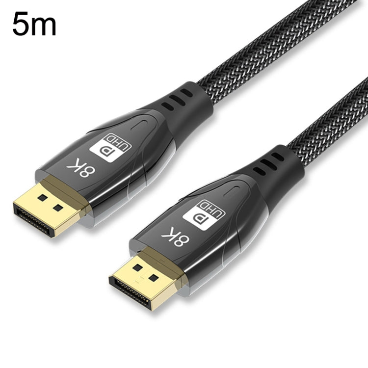 5m 1.4 Version DP Cable Gold-Plated Interface 8K High-Definition Display Computer Cable by buy2fix