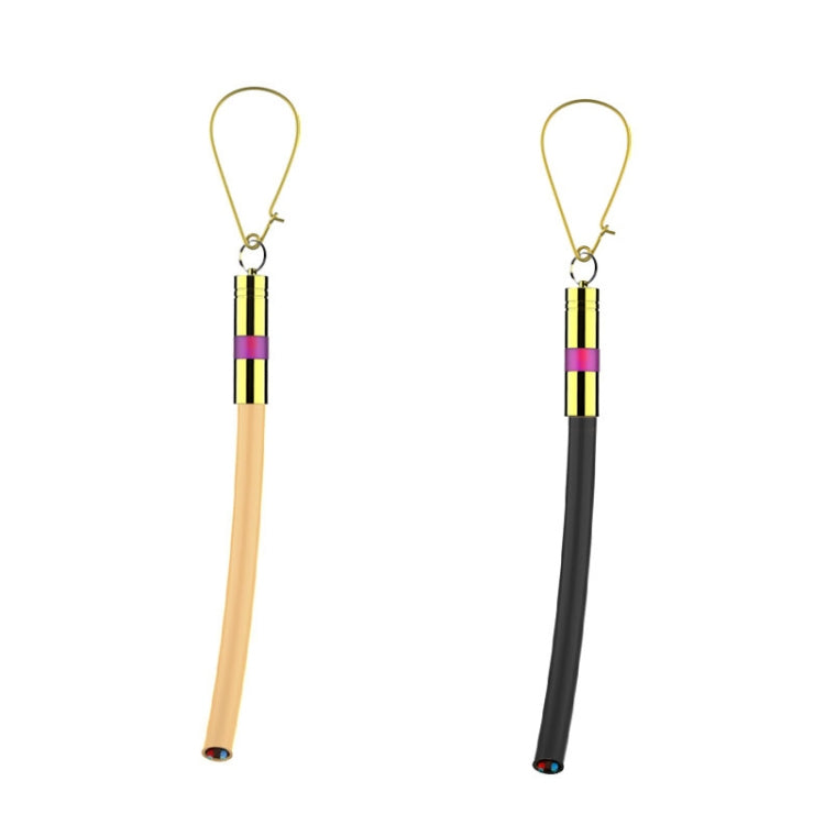 2 PCS P183 Car Anti-Static Elimination Release Device Grounding Strip Car Off-Road Exhaust Pipe Anti-Static Belt, Style: Sedan(Black) by buy2fix