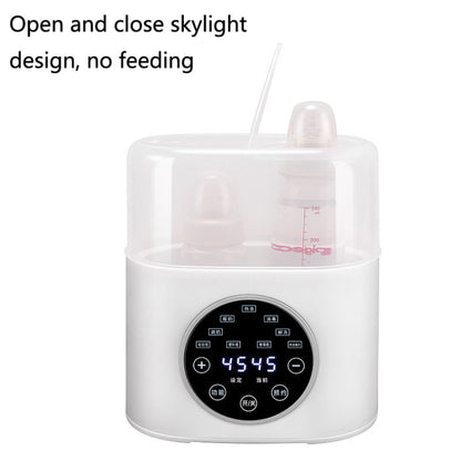 NUBITE N20 2 In 1 Double Bottle Warmer Sterilization Machine, Plug Type:US Plug(Pink) - Baby Care by buy2fix | Online Shopping UK | buy2fix
