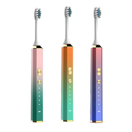 V6 Adult Magnetic Levitation Sonic Household Smart Electric Toothbrush Couple Soft Toothbrush, Style: Wireless Charge Model(Coral Pink) - Toothbrushes by buy2fix | Online Shopping UK | buy2fix