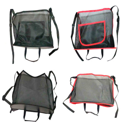 Car Seat Hanging Storage Bag, Style:With Pocket(Black) by buy2fix