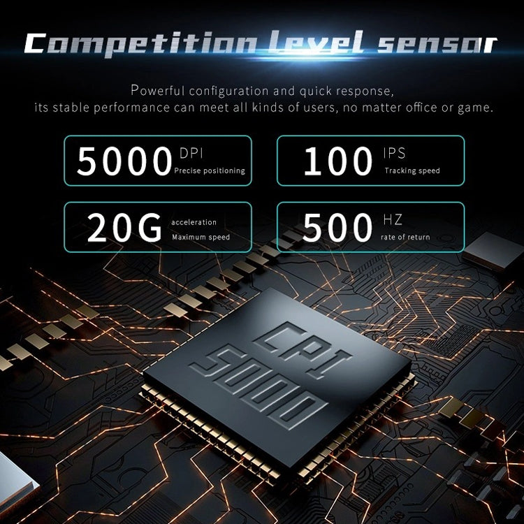 MOS7 7 Keys One-click Combo Custom Keyboard Shortcuts Game Mice, Cable Length: 2m(Black) by buy2fix