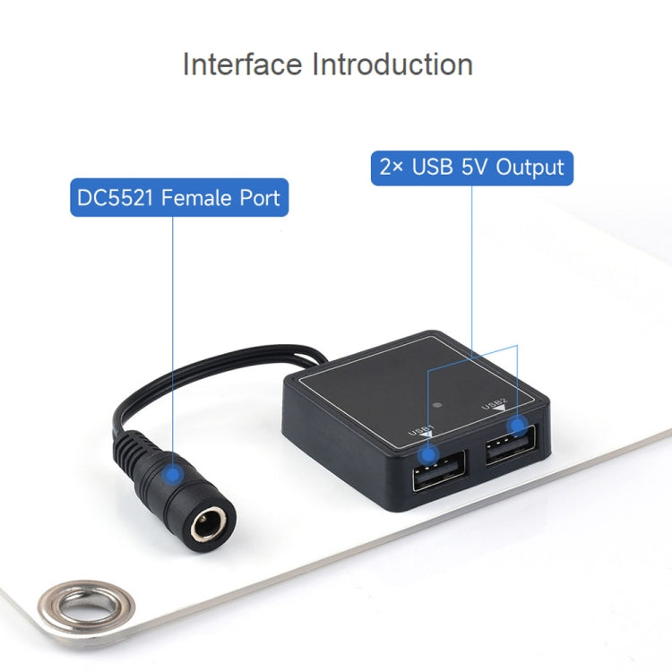 Waveshare 18V 10W Semi-flexible Polycrystalline Silicon Solar Panel by Waveshare