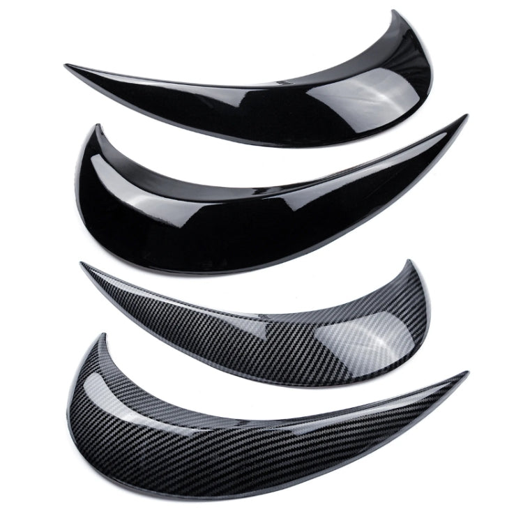 Headlight Eyebrow Modified Car Sticker For Volkswagen Beetle 2012-2018(Piano Black) by buy2fix