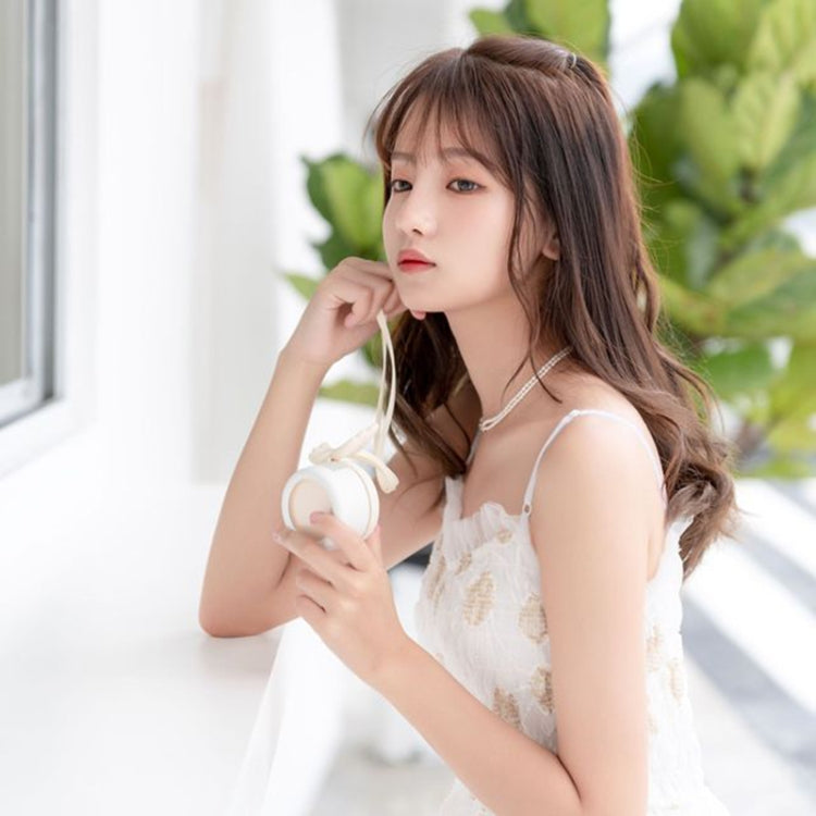 USB Charging Fan Brushless Hanging Neck Mini Sling Lazy Fan(Angel Pink) by buy2fix