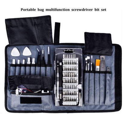 Portable Cloth Bag Mobile Phone Disassembly Maintenance Tool Multi-function Combination Tool Screwdriver Set(Black) - Screwdriver Set by buy2fix | Online Shopping UK | buy2fix