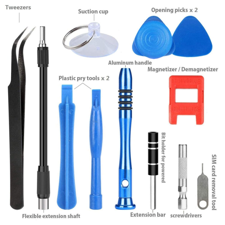 110 in 1 Watch Mobile Phone Disassembly Maintenance Tool Multi-function Chrome Vanadium Steel Screwdriver Set(Blue) - Screwdriver Set by buy2fix | Online Shopping UK | buy2fix