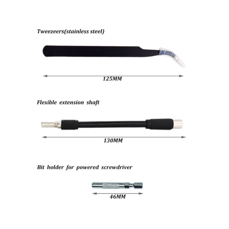 110 in 1 Watch Mobile Phone Disassembly Maintenance Tool Multi-function Chrome Vanadium Steel Screwdriver Set(Blue) - Screwdriver Set by buy2fix | Online Shopping UK | buy2fix