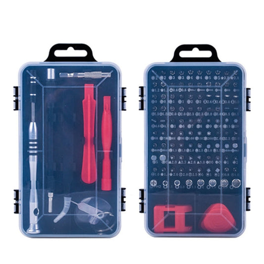110 in 1 Watch Mobile Phone Disassembly Maintenance Tool Multi-function Chrome Vanadium Steel Screwdriver Set(Black Red) - Screwdriver Set by buy2fix | Online Shopping UK | buy2fix
