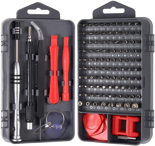 110 in 1 Watch Mobile Phone Disassembly Maintenance Tool Multi-function Chrome Vanadium Steel Screwdriver Set(Black Red) - Screwdriver Set by buy2fix | Online Shopping UK | buy2fix