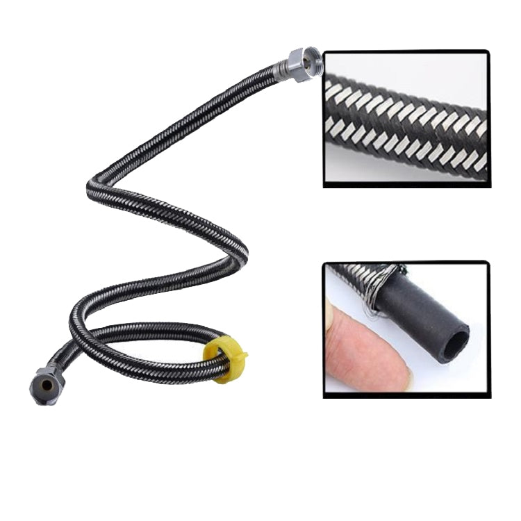 304 Stainless Steel Metal Weave High-pressure Explosion-proof Hot And Cold Water Inlet Hose, Size:100 cm - Water Heaters & Accessories by buy2fix | Online Shopping UK | buy2fix