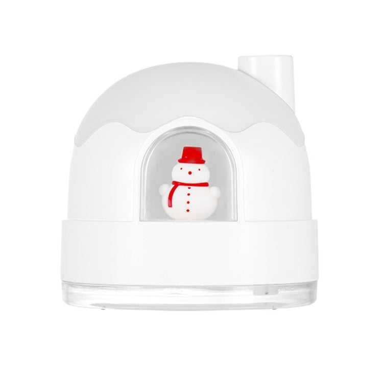 ZAY-H006 Charge Snowman Humidifier Night Light USB Mute Cute Desktop Air Mini Atomizer Air Humidifier(White) - Air Purifiers & Accessories by buy2fix | Online Shopping UK | buy2fix