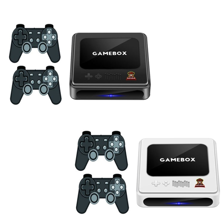 GD10 128G Built-In 40000+ Games Dual System Set-Top Box 3D Home 4K HD TV Game Console Box US Plug(Black) by ANBERNIC
